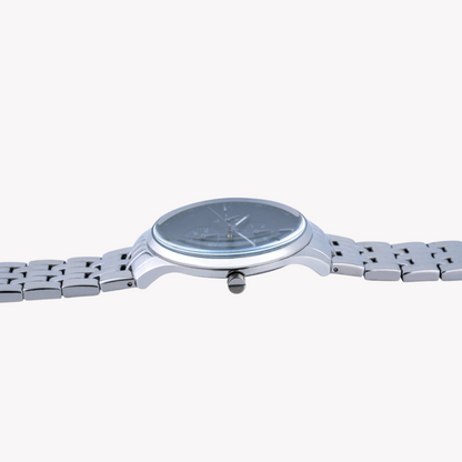 Pierre Cardin Men's Silver Watch, Black Dial | Pc902731f108